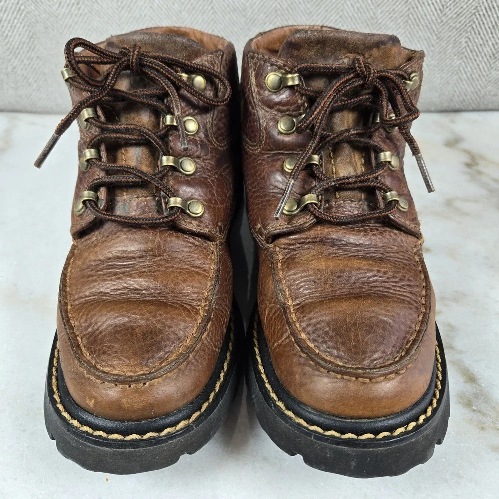 Ariat Women's Switchback US 6.5B Brown Leather Lace Up Ankle Chukka Boots #17720